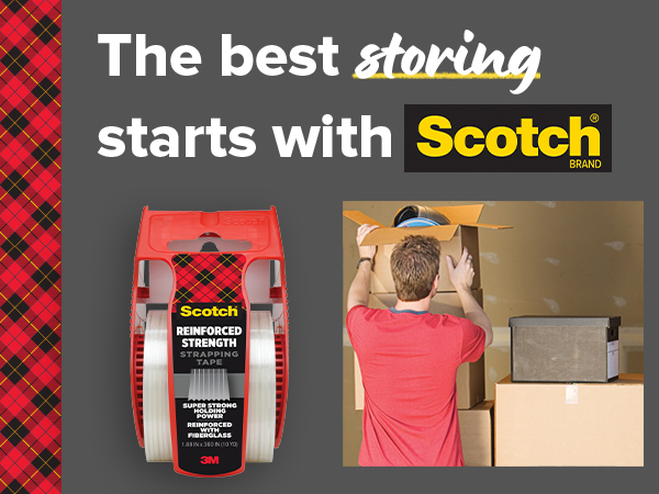 Scotch® Reinforced Strength Shipping Strapping Tape