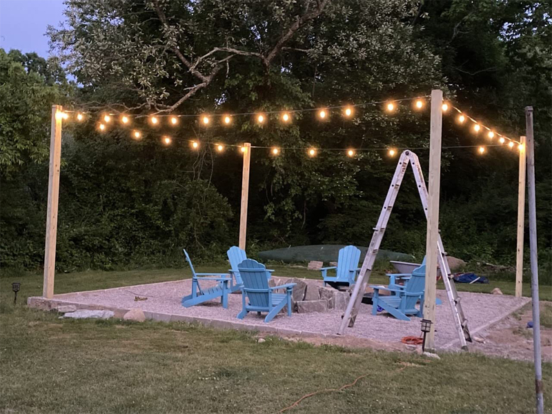 Light Strings Hanging Kit for Garden ,Patio