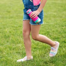 Ello 14oz Emma Vacuum Insulated Stainless Steel Kids Water Bottle with Straw