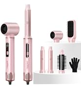 AVENHO 5 in 1 Hair Styler for Woman with LED,Air Curling Wrap, Drying, Curling, Straightening & V...