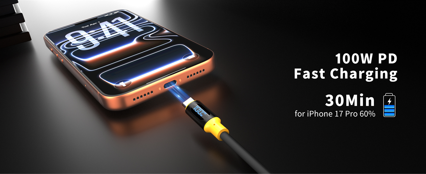 100W PD USB C Fast Charging Cable