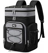 Trenluva Backpack Cooler Insulated Leak Proof, 52 Cans Large Capacity Cooler Bag with Double Comp...