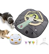 ORSDA Cat Toy, Chargeable 4-in-1 Interactive Kitten Toys for Indoor Cats Self Play, Hide and Seek...