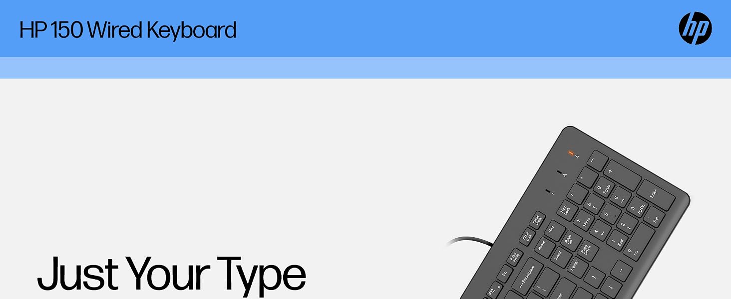 HP 150 Wired Keyboard