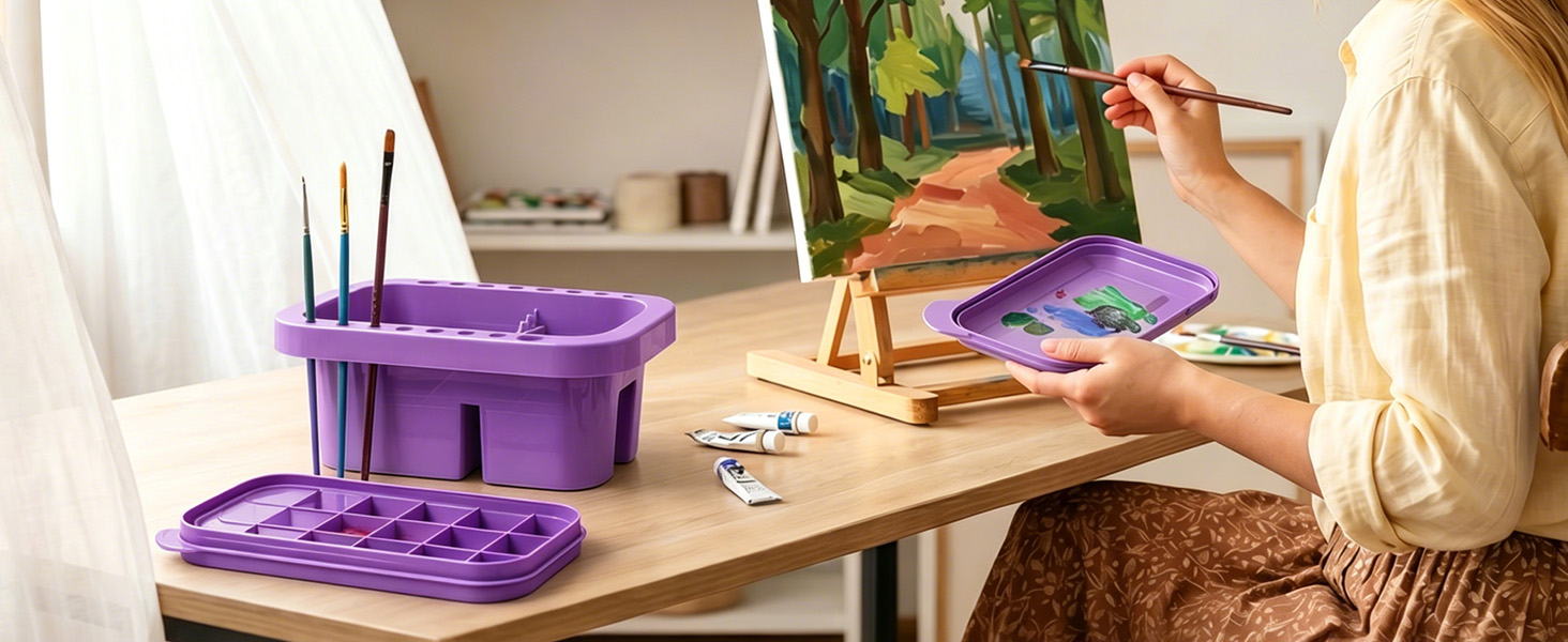 Paint Brush Cleaning Station