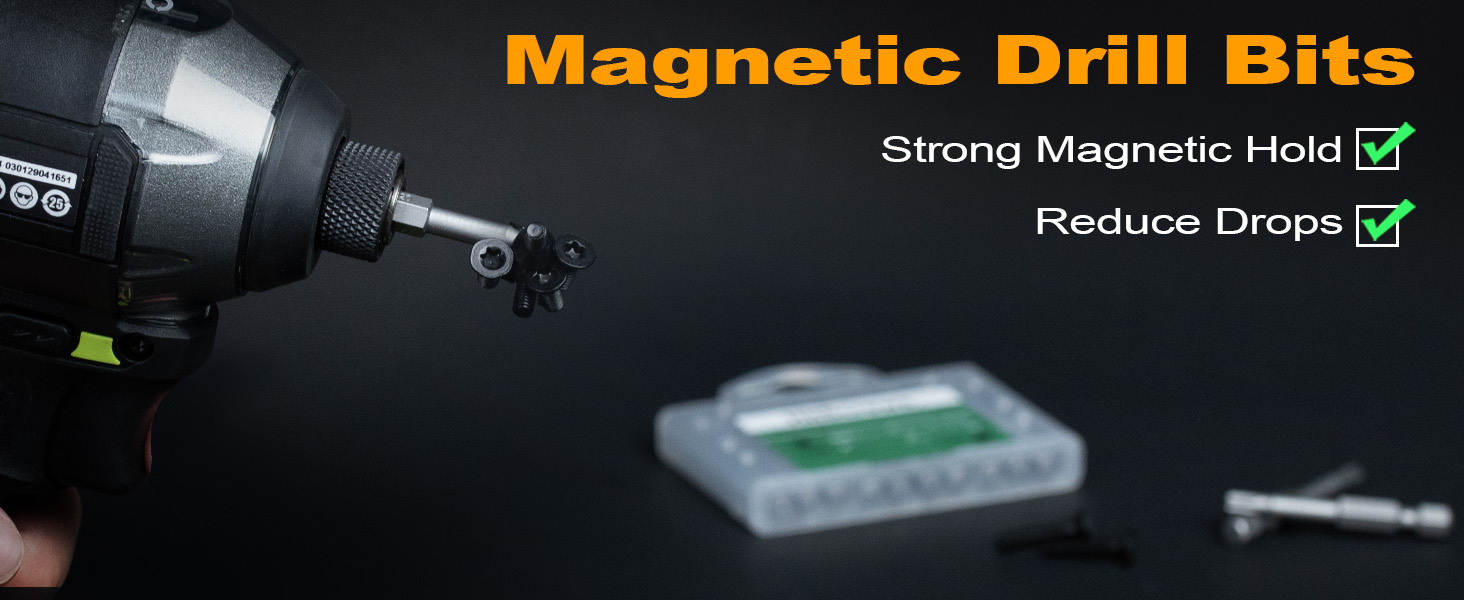 Magnetic drill bits