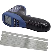 EHDIS Digital LCD Photo Tachometer Non-Contact RPM Meter Motor Speed Gauge Gun Style Includes 10 ...