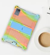 DETUOSI Okaysea 10.1 inch Silicone Tablet Case with Stylus Pen & Shoulder Strap, Moderness 10.1