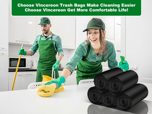 Vincereon Trash Bags with Handles