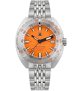 TACTICAL FROG 43mm Automatic Watch Sapphire Crystal Luminous NH35A Movement SUB 300T Diving Watch...