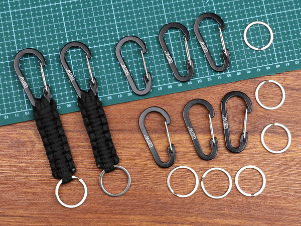 Paracord Carabiner Keychain