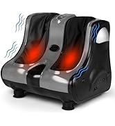 ARLIME Foot and Calf Massager, Shiatsu Foot Massager Machine, 3-Level Intensity Modes, Deep Knead...