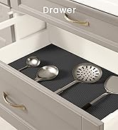 BAGAIL Drawer and Shelf Liner, Non-Adhesive Shelf Liners for Kitchen Cabinets