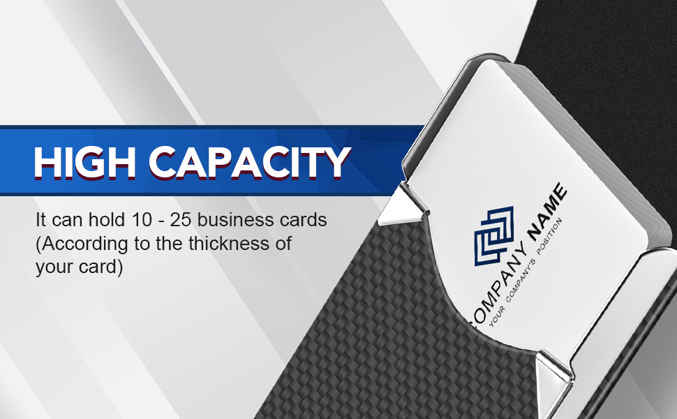 Black Carbon business card holder