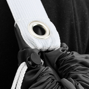 Shoulder Strap Laundry Bag Hanging Grommet
