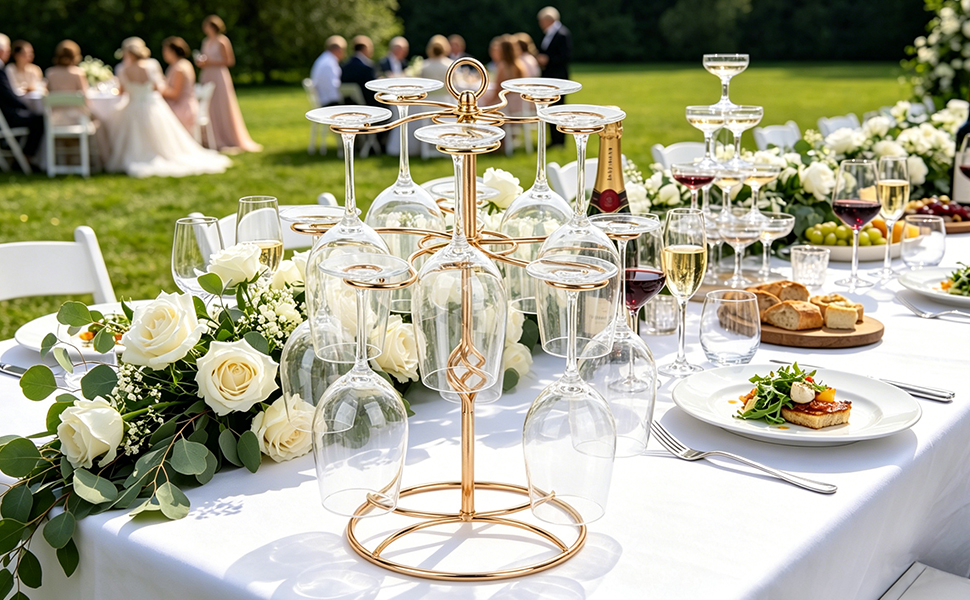 Champagne Stand Holder for Christmas