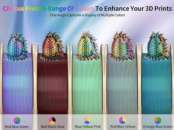 pla silk filament 1.75mm 3d printer