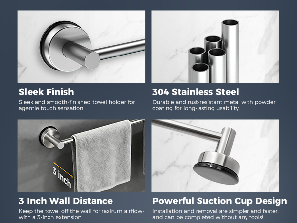 suction cup towel bar for bathroom,towel racks