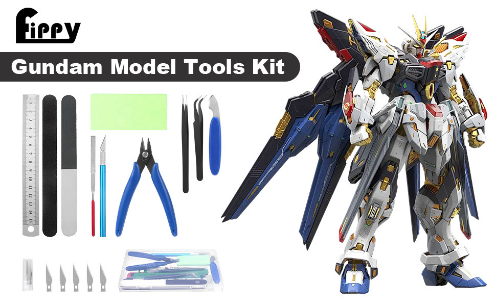 Fippy 11PCS Gundam Model Tools kit for basic Gundam model assembling, building and repairing