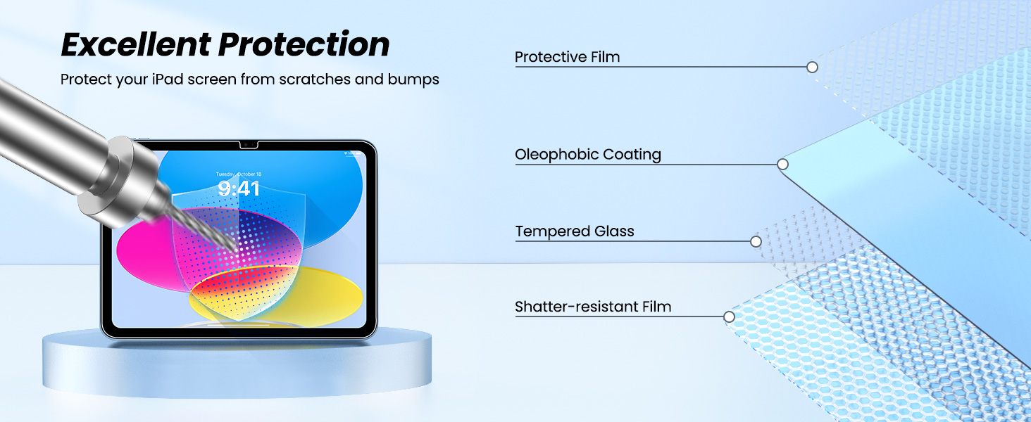 ipad a16 screen protector, ipad screen protector