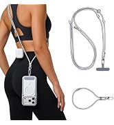 ZOYTONE Phone Lanyard & Phone Wrist Strap, 3 in 1 Adjustable Anti Theft Phone Strap for Cell Phon...