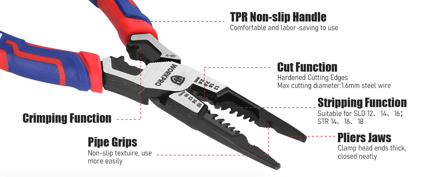 heavy duty needle nose pliers Multitool pliers MULTI-FUNCTION PLIERS