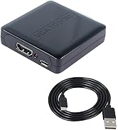 SinLoon VGA to HDMI, Mini VGA+R/L to HDMI Converter Audio Video Adapter Box with USB Cable,1920x1...