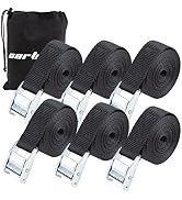 Cartman 1" x 12' Lashing Straps up to 600lbs, 6pk in Carry Bag