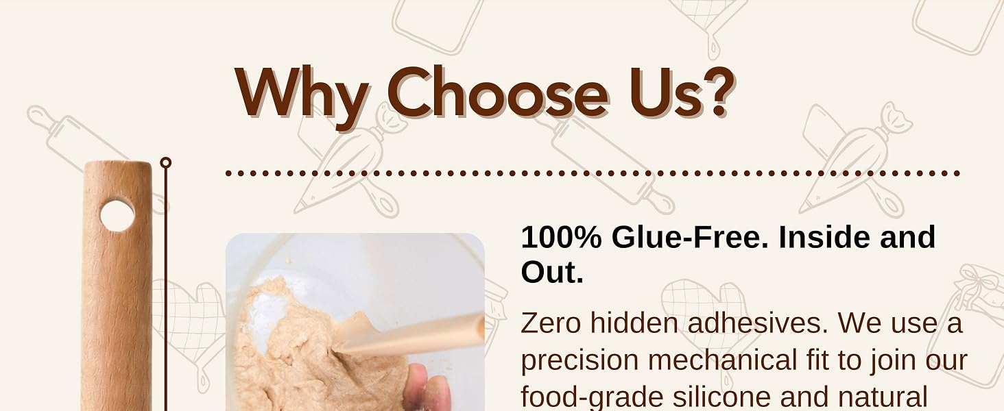 Long Handle Design The jar scraper is designed with a long and slim shape, making it effortless