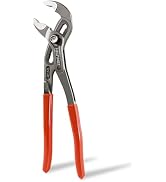HAUTMEC 10-Inch Water Pump Pliers, Fast Adjustable Tongue and Groove Joint Pliers, V-Jaw with Com...