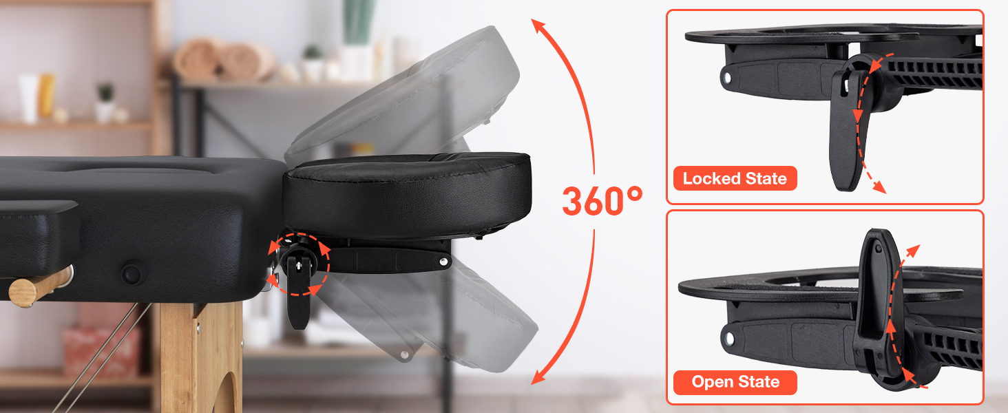 Adjustable Massage Table Face Cradle