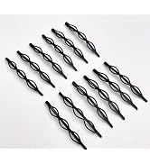 12Pcs Black Vintage Hair Pins,Mini Bobby Pins Fashion BB, Clip Invisible Bangs Clip Small Pins fo...