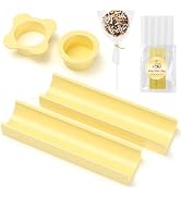 MOOROL Circle Cake Pop Mold for Baking with 50PCS Cake Pop Sticks Bags Ties,Baking Molds for Birt...