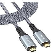 ZeniKon 4K Micro HDMI to Micro HDMI Cable 6FT, Braided HDMI Micro to HDMI Micro Cable 4K@60Hz, 2K...