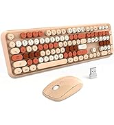 FOPETT Keyboard and Mouse Sets Wireless Keyboard and Mouse Sets,Reliable 2.4 GHz Connectivity for...