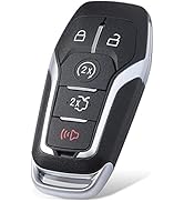 Smart Key for Ford Lincoln 2013-2017, Alliskeys 5-Button Proximity Key Fob Replacement for Ford M...