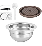 Sendoger Stainless Steel Reusable Coffee Pods - Reusable Pods for Nespresso Vertuo Machines Compa...