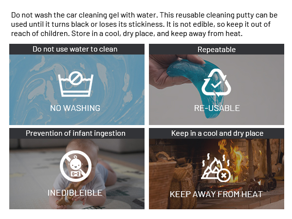 car slime cleaner dust cleaning gel