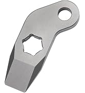 WARHERO Titanium EDC Pry Bar Multitool, Mini Keychain Prybar Tool with Bottle & Box Opener, 1.77”...