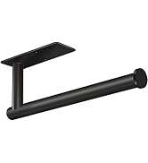TOFIIGREM Paper Towel Holder with Adhesive Under Cabinet Mount- No Drilling Wall Mount Sticky Pap...