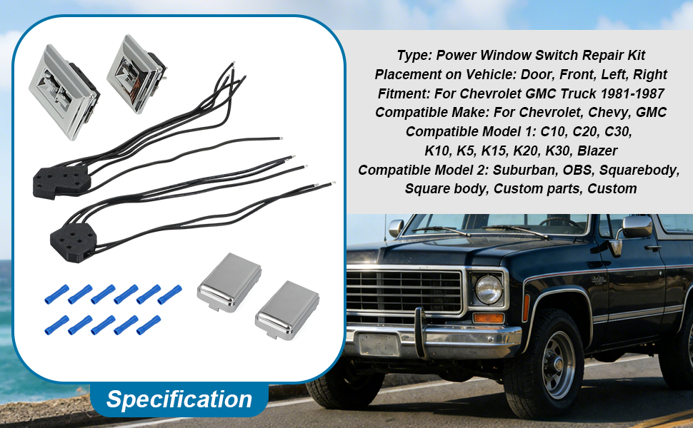 Power Window Switch Repair Kit