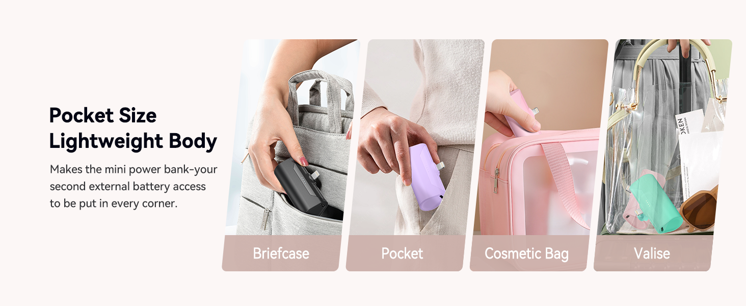 iphone power bank pink