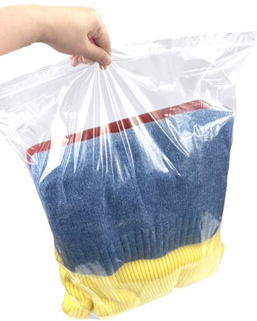 plastic zipper storage bag