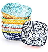 KitchenTour 3 Oz Soy Sauce Dishes Ceramic Dip Bowls Set, Porcelain Dipping Sauce Bowls Side Dish ...