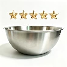 5-Piece Stainless Steel Mixing Bowls Set
