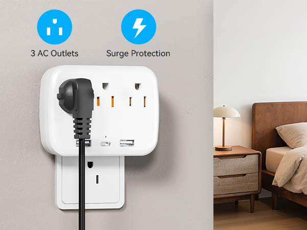 multi plug wall outlet