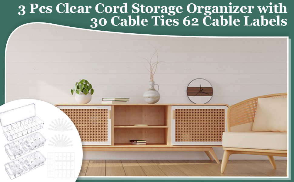 charger cord organizer box
