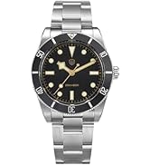watchdives WD7922 BB54 Mens Watch, VH31 Sweep Second Quartz Watches 37mm Sapphire Crystal Luxury ...