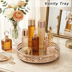 trinket tray perfume tray for dresser bathroom counter organizer vanity trays for bathroom