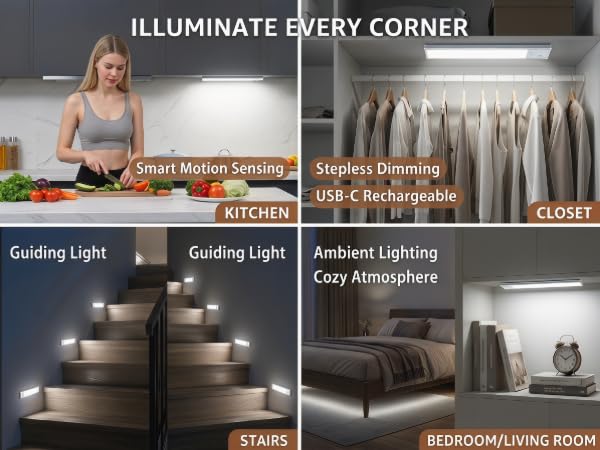 undercabinet lights for kitchen wireless